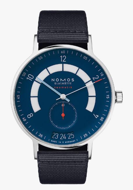 NOMOS AUTOBAHN NEOMATIK 41 DATE MIDNIGHT BLUE 1302 Replica Watch